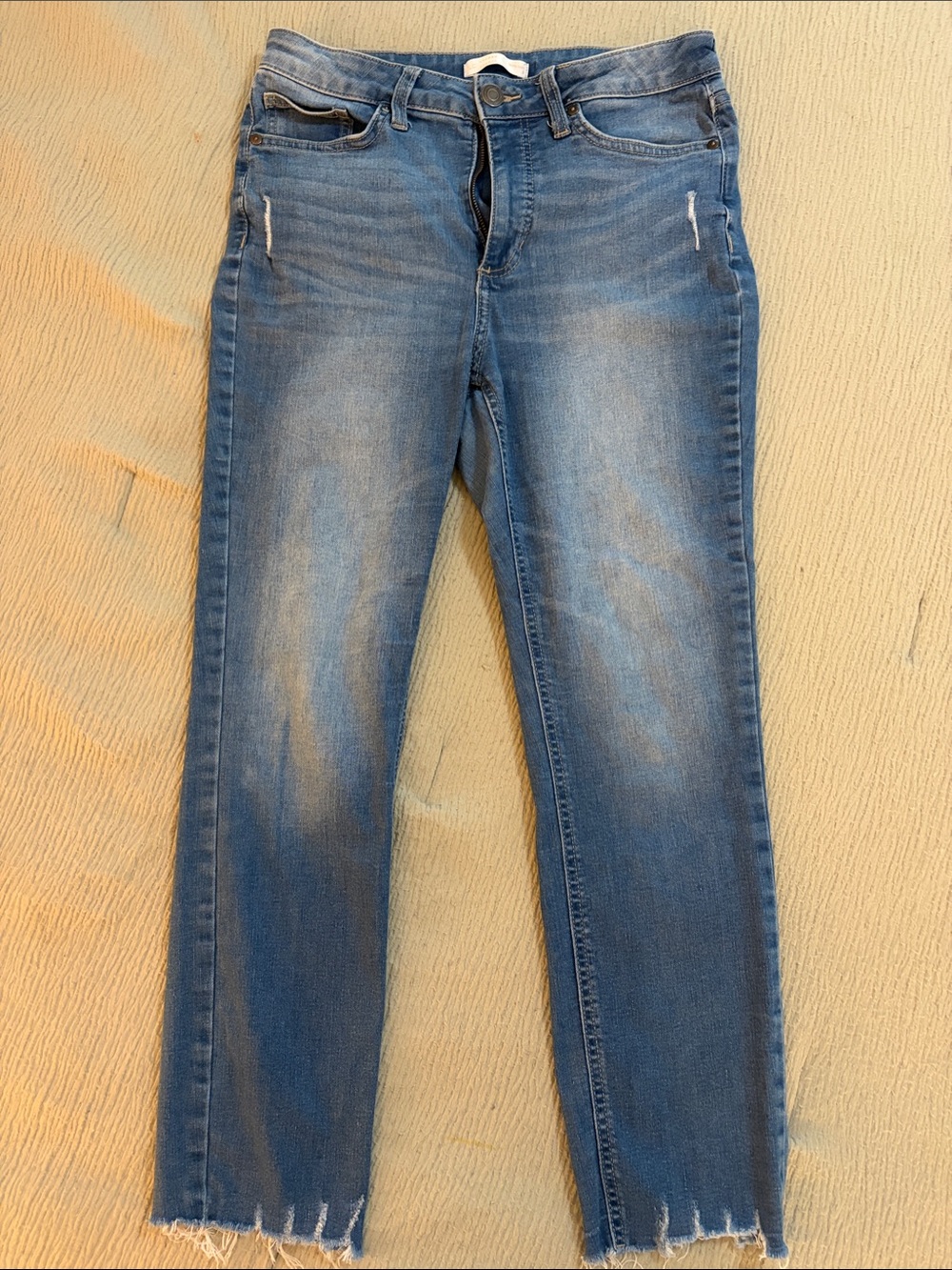 LC Lauren Conrad Blue Women's Mid-Rise Skinny Jeans